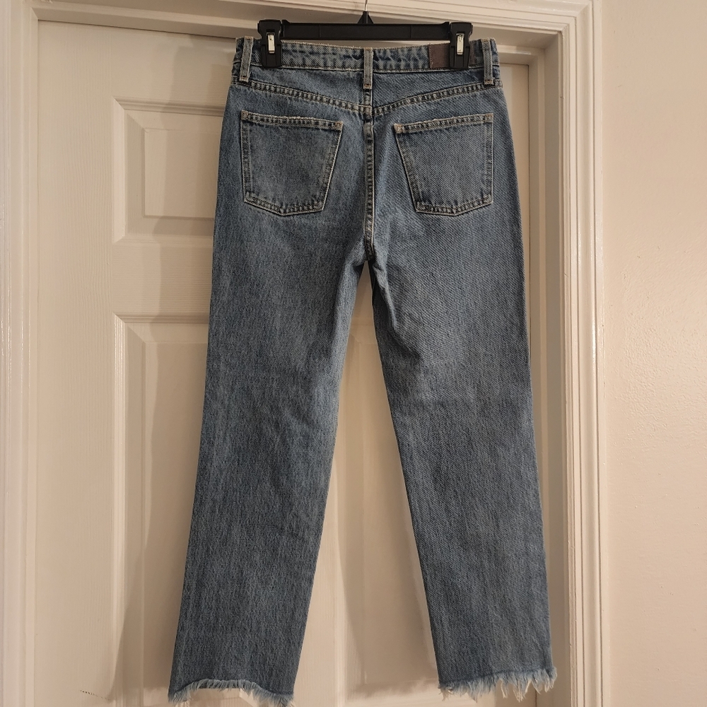 Carmar Distressed Straight Leg Jeans-26 - Picture 5 of 10